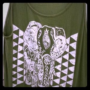 Never-worn fringed tank